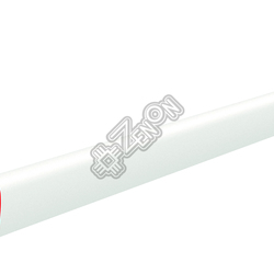 Профиль пластиковый U-НОРМ, 3 мм, белый, глянцевый, длина 3 м