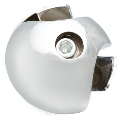 Зажим для 2-х труб левый JOK-chr-031SX, d=25 мм