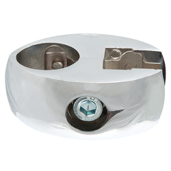 Крепеж для ДСП или стекла, без пластикового вкладыша JOK-chr-051, d=25 мм