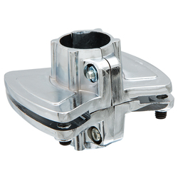 Зажим для полки ДСП двойной, набор из 2-х шт "папа"/"мама" JOK-chr-081, d=25 мм