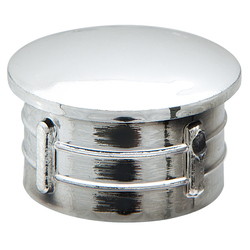 Заглушка простая JOK-chr-018, цвет хром, d=25 мм