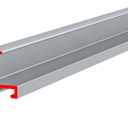 Профиль алюминиевый ALU-FRAME 1аp PLUS, анодированный серебро, глянцевый, длина 3.05 м