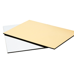 Полистирол зеркальный GEBAU, толщина 1 мм, серебро, 1000 х 2000 мм