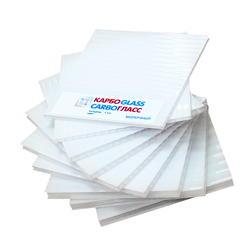 Сотовый поликарбонат CARBOGLASS, толщина 8 мм, 2 стенки, серебряный, УФ-защита, 2.1 х 12 м