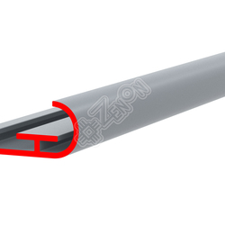 Профиль пластиковый багетный DECO-FRAME К1, белый, длина 2.9 м