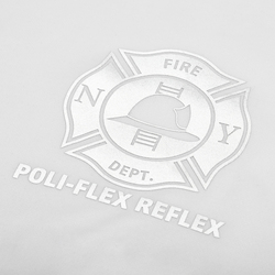 Термоплёнка POLI-FLEX, серия 4781, с клеевым слоем, серебристый, 160 мкм, 0.50 x 10 м