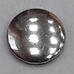 Термостразы NAILHEAD, круглые, металл, глянец, 5 мм, №1 Silver (серебро), 1 гросс