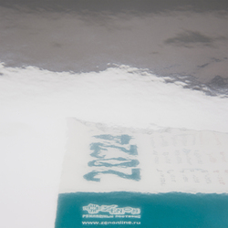 Плёнка металлизированная LX/LG, Hi-Cast Metallized Film, 5110, зеркальное серебро, сложный полиэфир, 50 мкм, до 5 лет, 0.92 x 50 м