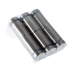 Дистанционный держатель STAKE ECONOM1625/6 с плоским винтом, диаметр 16 мм, высота 25 мм. Сталь. Никель