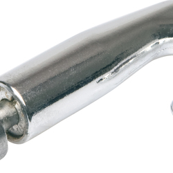 HOOK-06 крючок самоцепляющийся L-образной формы, толщина троса 2 мм, цинковый сплав, натуральный анод