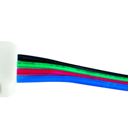 Коннектор "лента-питание" мягкий для лент 10 мм, 3 канала, RGB