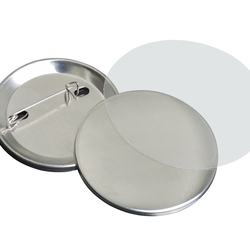 Заготовки закатного значка, металлические, d=25 мм (Китай)