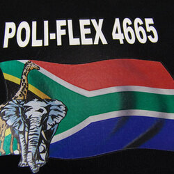 Термоплёнка для печати POLI-TAPE, серия POLI-FLEX 4665, серебряный металлик, 100 мкм, 0.50 х 25 м