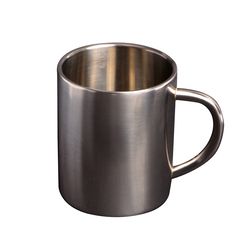 Кружка для сублимации, металлическая, серебряная, 300 мл, d=75 мм