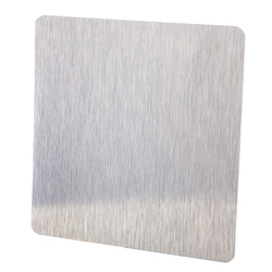 Пластина для сублимации, металлическая, царапаное серебро, А5, 115 х 165 мм (для плакетки 15 х 20 см)