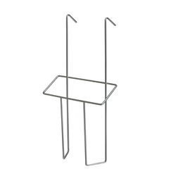 Проволочный карман А6 для Перфобуклетницы JUST, серый металлик