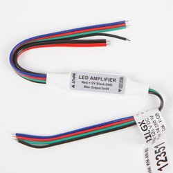 Усилитель Infinilite WM-AM-002 mini 3 канала x4А RGB Pобщ.< 144W 12V IP20