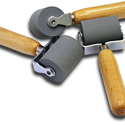 Ручной роликовый аппликатор (прикатка) 3M RHR-2, ширина 50 мм для пленки и лент, ролик - серый