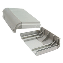 Коннектор угловой ALU-BOX 180, серый