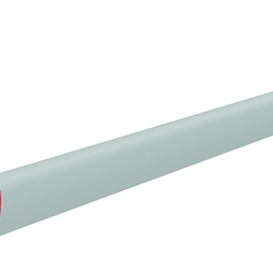 ПВХ профиль, U-НОРМ (клемм), 3 мм, серый RAL 7038, глянцевый, длина 3 м