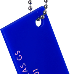 Акриловое стекло PLEXIGLAS GS, литое, 3 мм, 5H01 - синий, 2030 х 3050 мм