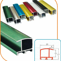 Алюминиевый профиль ALU-FRAME №62, 13-25-21, синий анод, 2.9 м