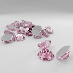 Термостразы RHINESTONE, ограненные, стекло, SS16 (4 мм), №08 Lt. Amethyst (светло-фиолетовый), 1 гросс