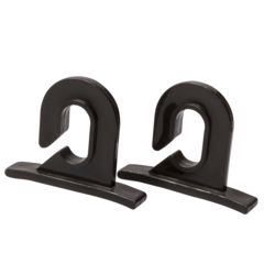 Крючок ALU-RAIL, пластиковый, чёрный