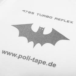 Термоплёнка POLI-FLEX, серия 4785 TURBO REFLEX BLACK, с клеевым слоем, черный, 160 мкм, 0.50 x 10 м