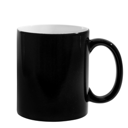 Кружка для сублимации, хамелеон, черная глянцевая, 330 мл, d=82 мм