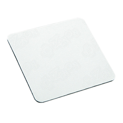 Подставка под бокал для сублимации, резиновая, квадратная, белая, 100 х 100 мм