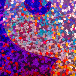 Термопленка ECONOFLEX, серия HOLOGRAM, EFH308 - искристо-фиолетовый, 100 мкм, 0.50 х 25 м