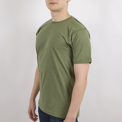 Футболка TEXTILLER, унисекс, бесшовная, хаки, 100% хлопок, 160 г/м², XXL (52)