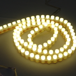 Светодиодная лента "пулемётная" Infinilite 12 В, IP64, 96 LED DIP, 500 лм, 7.7 Вт/шт, размер 8 х 15 мм, 960 мм, белая 3000 - 4000 K