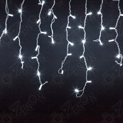 Светодиодная бахрома Infinilite 3 x 0.7 м, IP44, постоянного свечения, цвет LED белый холодный, на прозрачном ПВХ проводе