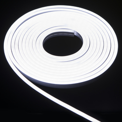 Гибкий неон Infinilite 12 В, Тип 1, 6 х 12 мм, 110 LED/м, 50 м, шаг резки 9.1 мм , цвет LED холодный белый 5700-6700 К