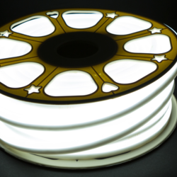 Гибкий неон Infinilite постоянного свечения 24 В, 8 х 16 мм, 108 LED/м, 20 м, шаг резки 111 мм, цвет белый холодный