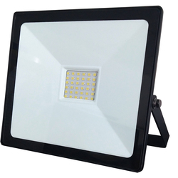 Прожектор светодиодный INFINILITE BL 50 Вт SMD 2835, 3000 лм, IP65, чёрный прямоугольный алюминиевый корпус, цвет свечения белый 6000-6500 K