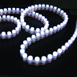 Светодиодная лента "пулемётная" Infinilite 12 В, IP64, 96 LED DIP, 500 лм, 7.7 Вт/шт, размер 8 х 15 мм, 960 мм, белая 6000 - 7000 K