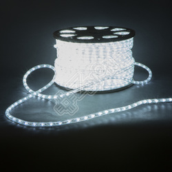 Светодиодный шнур (дюралайт) Infinilite LC фиксинг, d=13 мм, 36 LED/м, IP65, шаг резки 2 м, цвет LED белый холодный