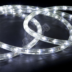 Светодиодный шнур (дюралайт) Infinilite GN фиксинг с мерцающим эффектом, d=13 мм, 36 LED/м, IP65, шаг резки 1 м, цвет LED белый холодный
