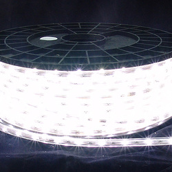 Светодиодный шнур (дюралайт) INFINILITE фиксинг, 11 х 7 мм, 30 SMD 3528/м, IP65, шаг резки 1 м, цвет LED белый холодный