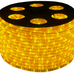 Световой шнур (дюралайт) INFINILITE чейзинг, d=13 мм, 36 ламп/м, IP65, шаг резки 2 м, цвет ламп жёлтый