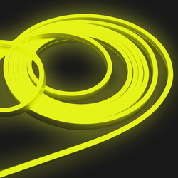 Гибкий неон Infinilite постоянного свечения 12 В Т2, 6 х 12 мм, 120 LED/м, 50 м, шаг резки 8.3 мм, цвет LED желтый лимонный
