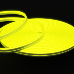 Гибкий неон Infinilite постоянного свечения 12 В, 6 х 12 мм, 100 LED/м, 5 м, шаг резки 10 мм, цвет жёлтый лимонный