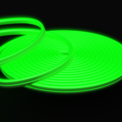 Гибкий неон Infinilite постоянного свечения 12 В, 6 х 12 мм, 100 LED/м, 5 м, шаг резки 10 мм, цвет зелёный